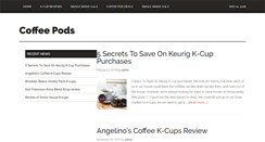 Desktop Screenshot of coffeepods.com