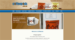 Desktop Screenshot of coffeepods.com.au